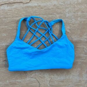 lululemon athletica Blue energy Sports Bra